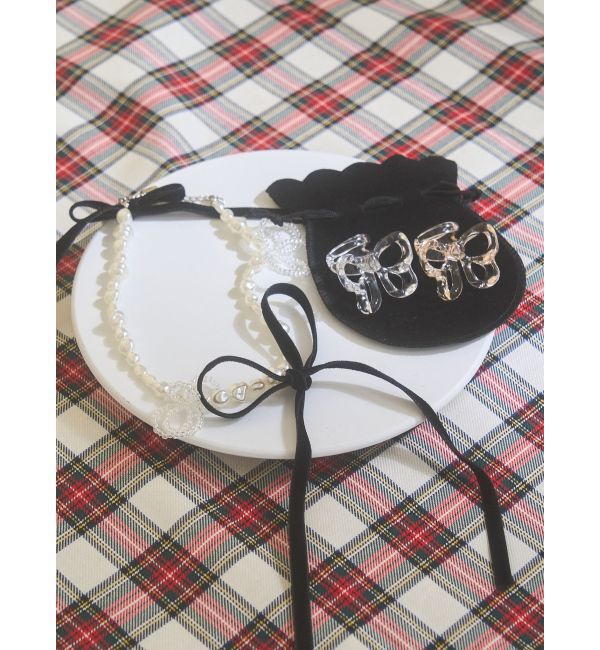 merry jenny「clear ribbon ring」|リング|