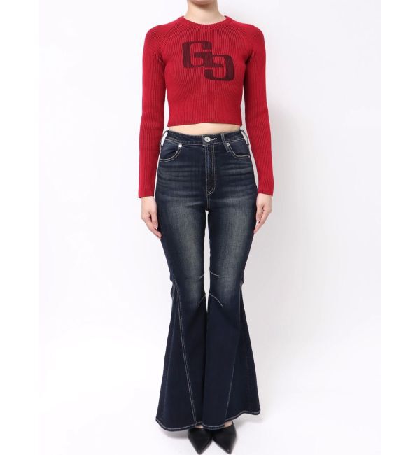 GYDA「GG two color scheme ニットトップス」|ニット・セーター|