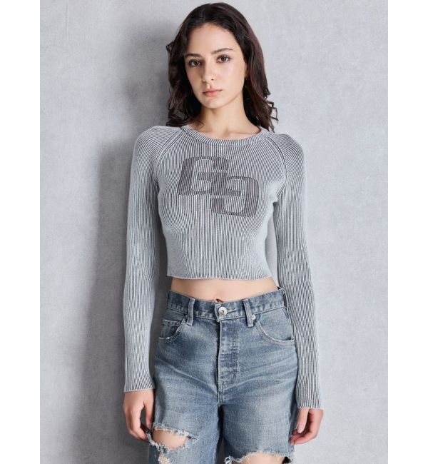 GYDA「GG two color scheme ニットトップス」|ニット・セーター|