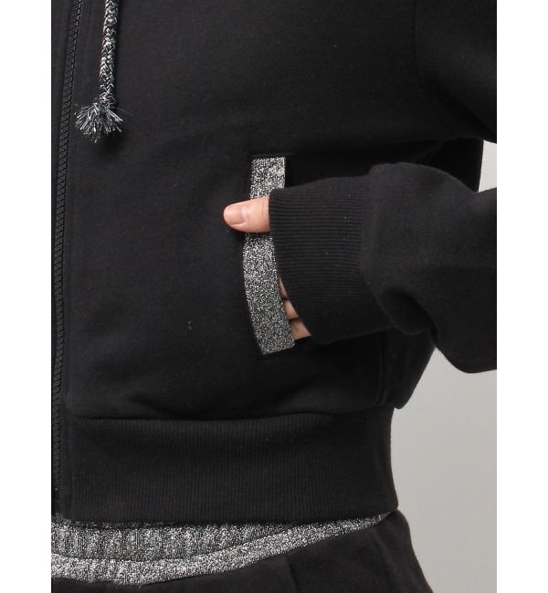 GYDA「BACK GYDA embroidery GLITTERパーカー」|パーカー|