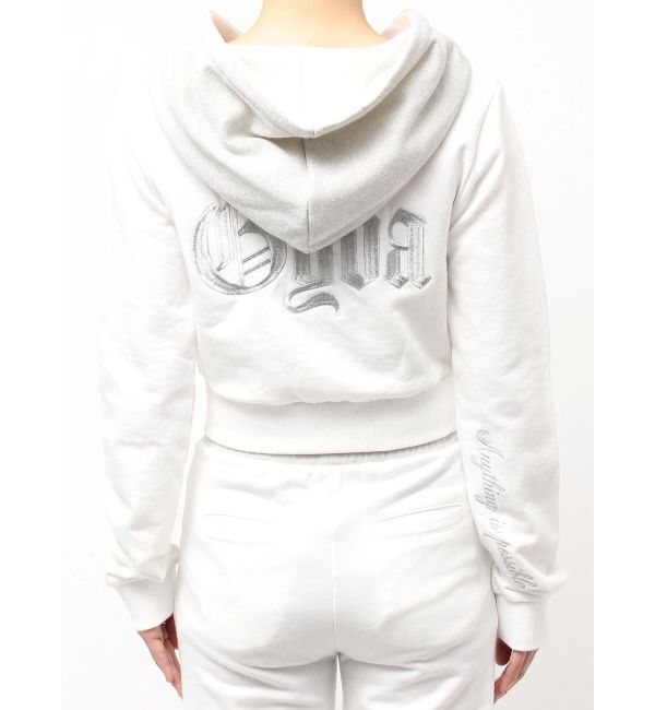 GYDA「BACK GYDA embroidery GLITTERパーカー」|パーカー|