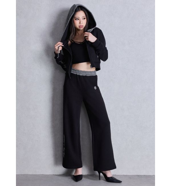 GYDA「BACK GYDA embroidery GLITTERパーカー」|パーカー|