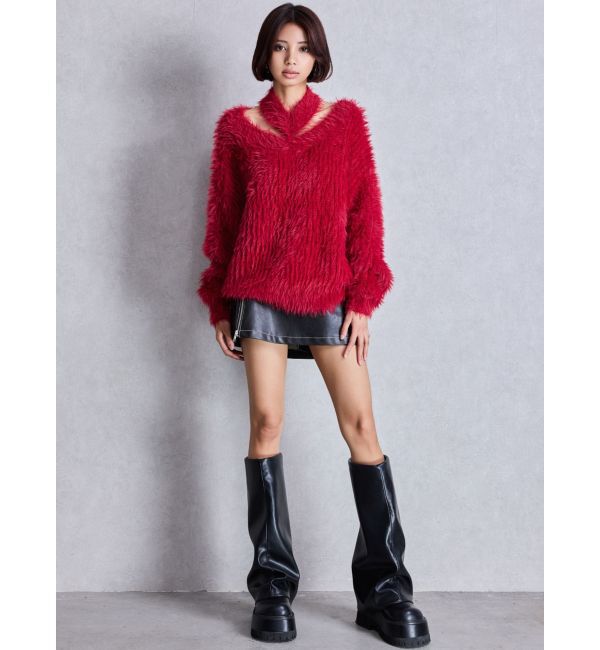 GYDA「サイドZIPスカートライクショートパンツ」|スカート|