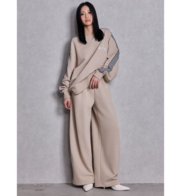 GYDA「GYMINI BUNNYラインスウェットトップス」|スウェット・ジャージ|