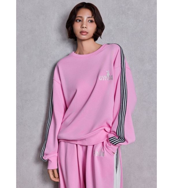 GYDA「GYMINI BUNNYラインスウェットトップス」|スウェット・ジャージ|