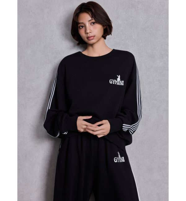 GYDA「GYMINI BUNNYラインスウェットトップス」|スウェット・ジャージ|