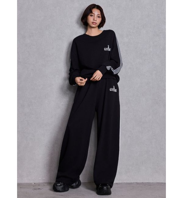 GYDA「GYMINI BUNNYラインスウェットトップス」|スウェット・ジャージ|