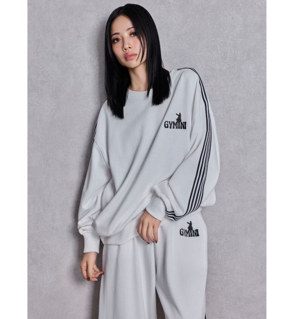 GYDA「GYMINI BUNNYラインスウェットトップス」|スウェット・ジャージ|