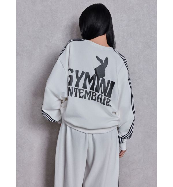 GYDA「GYMINI BUNNYラインスウェットトップス」|スウェット・ジャージ|