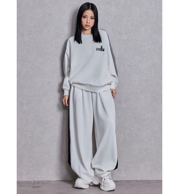 GYDA「GYMINI BUNNYラインスウェットトップス」|スウェット・ジャージ|