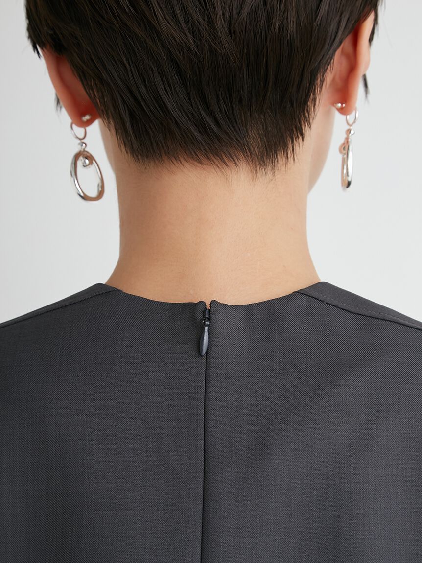 emmi atelier「【emmi atelier】金子綾 コラボケープ付きブラウス」|シャツ・ブラウス|