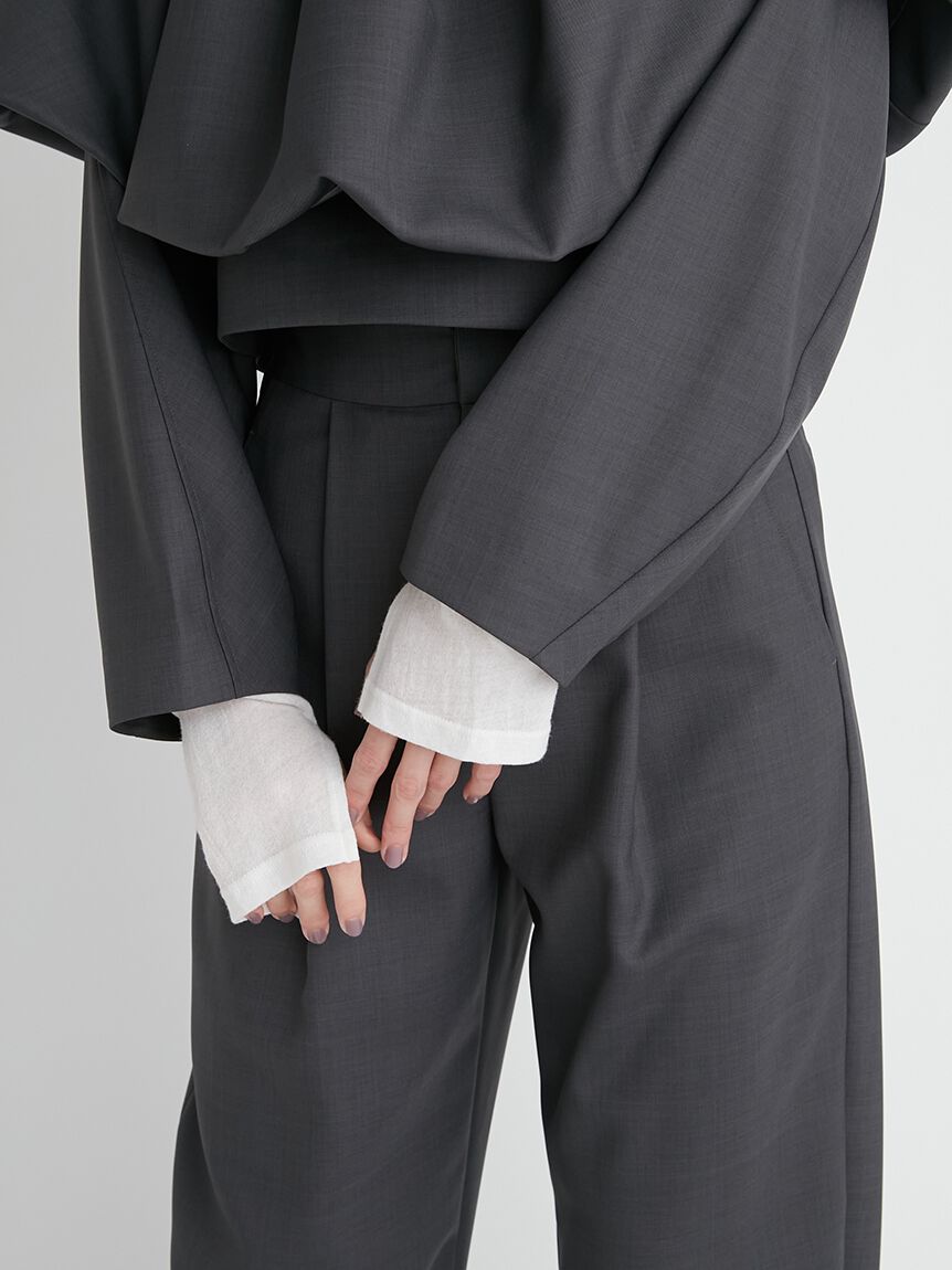 emmi atelier「【emmi atelier】金子綾 コラボケープ付きブラウス」|シャツ・ブラウス|