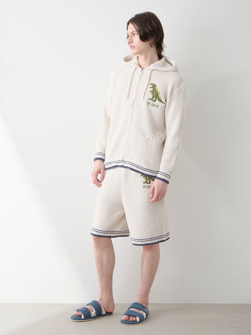 GELATO PIQUE HOMME「【HOMME】ワッフルダイナソーパーカ」|パーカー|