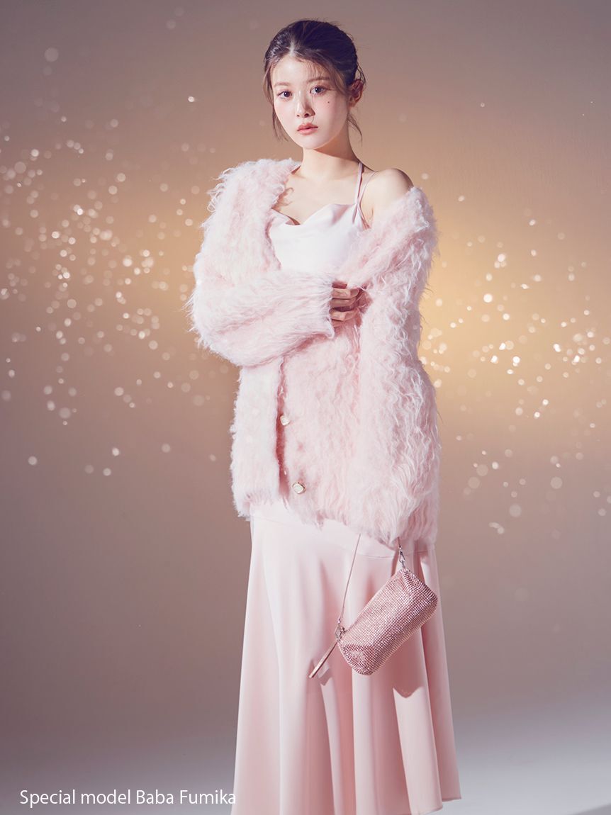 SNIDEL「シャギーカーディガン」|カーディガン|