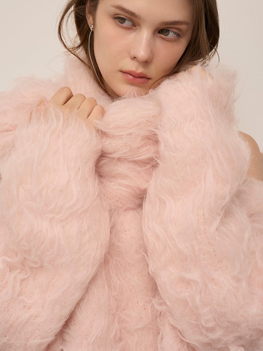 SNIDEL「シャギーカーディガン」|カーディガン|