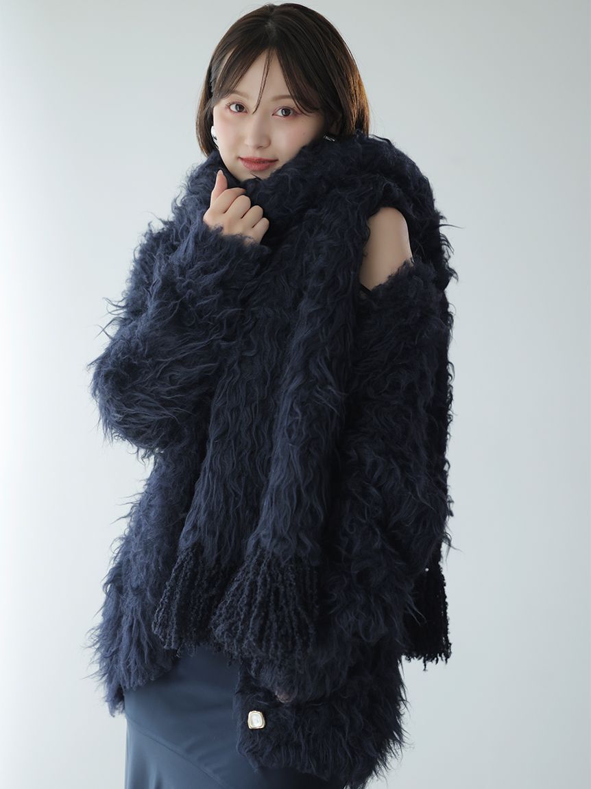 SNIDEL「シャギーカーディガン」|カーディガン|