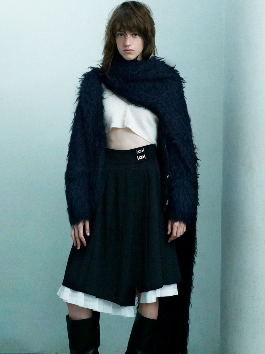 SNIDEL「シャギーカーディガン」|カーディガン|