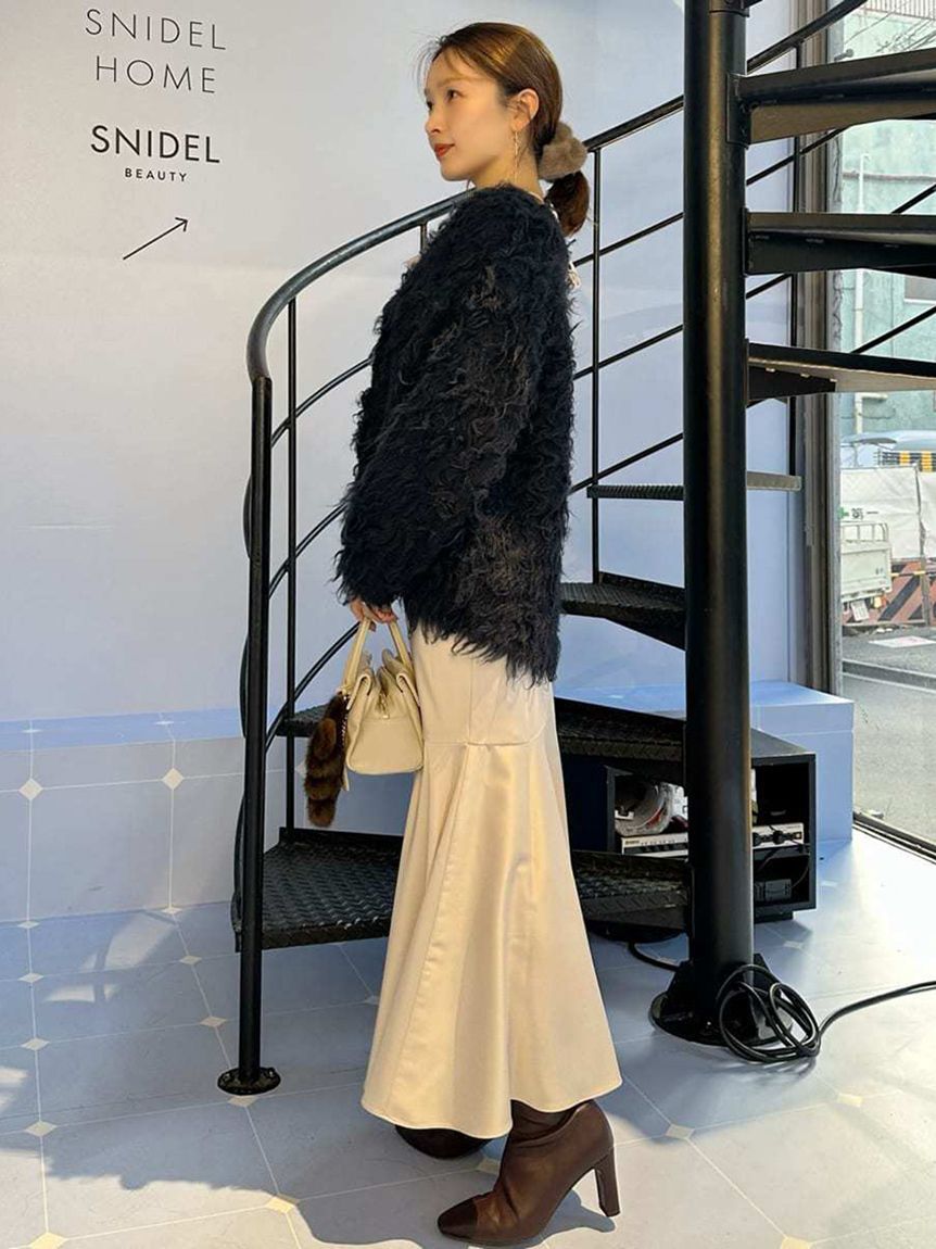 SNIDEL「シャギーカーディガン」|カーディガン|