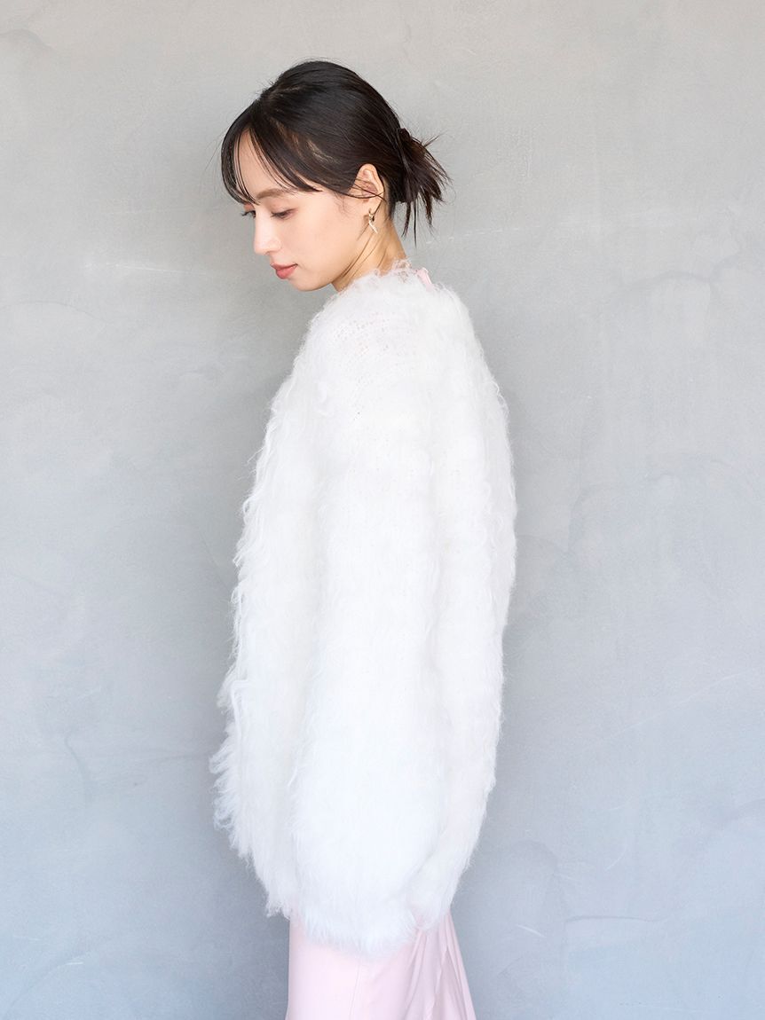 SNIDEL「シャギーカーディガン」|カーディガン|