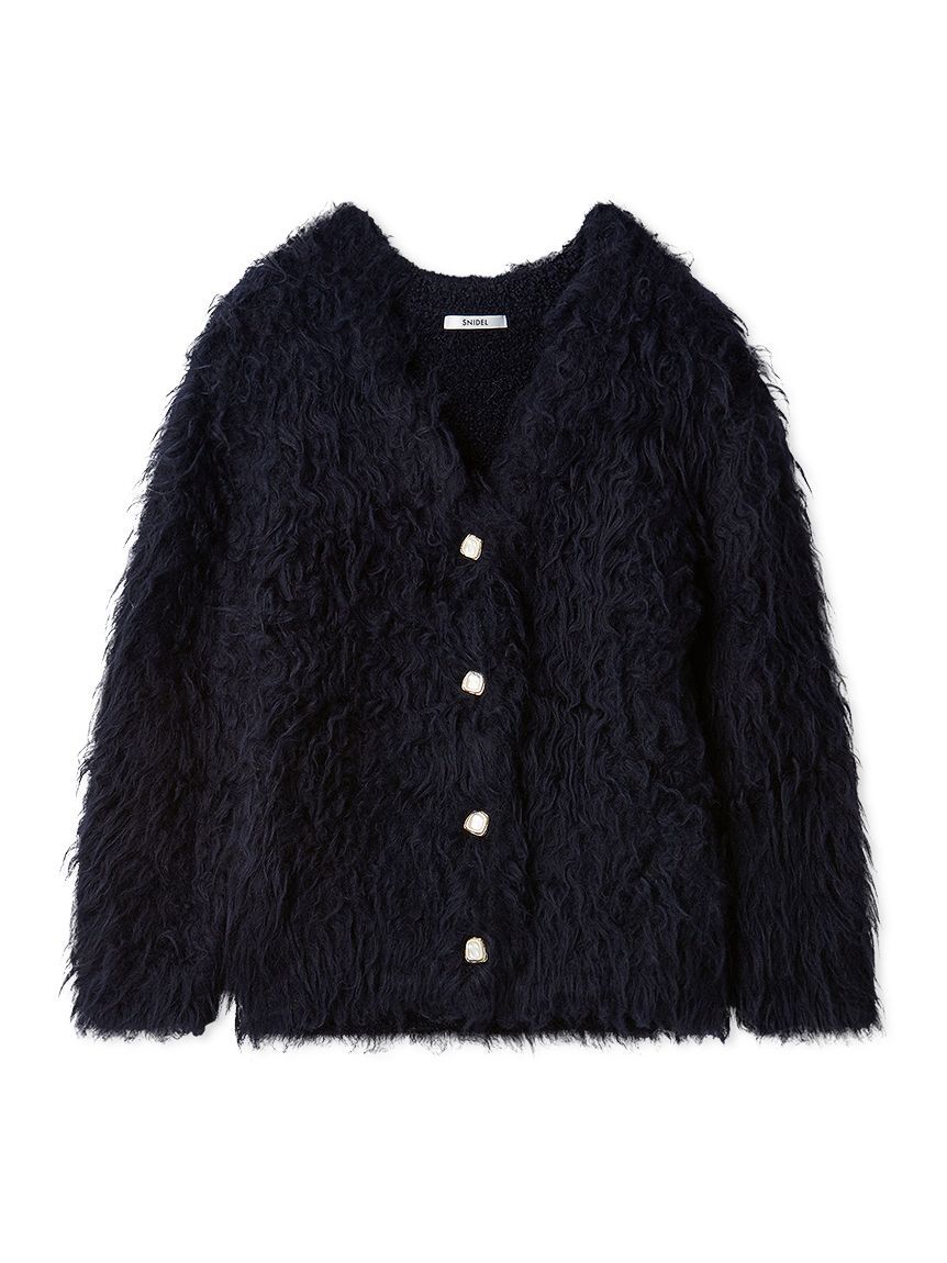 SNIDEL「シャギーカーディガン」|カーディガン|
