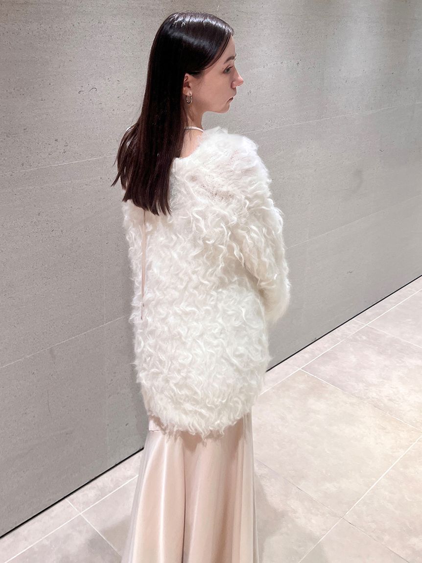 SNIDEL「シャギーカーディガン」|カーディガン|