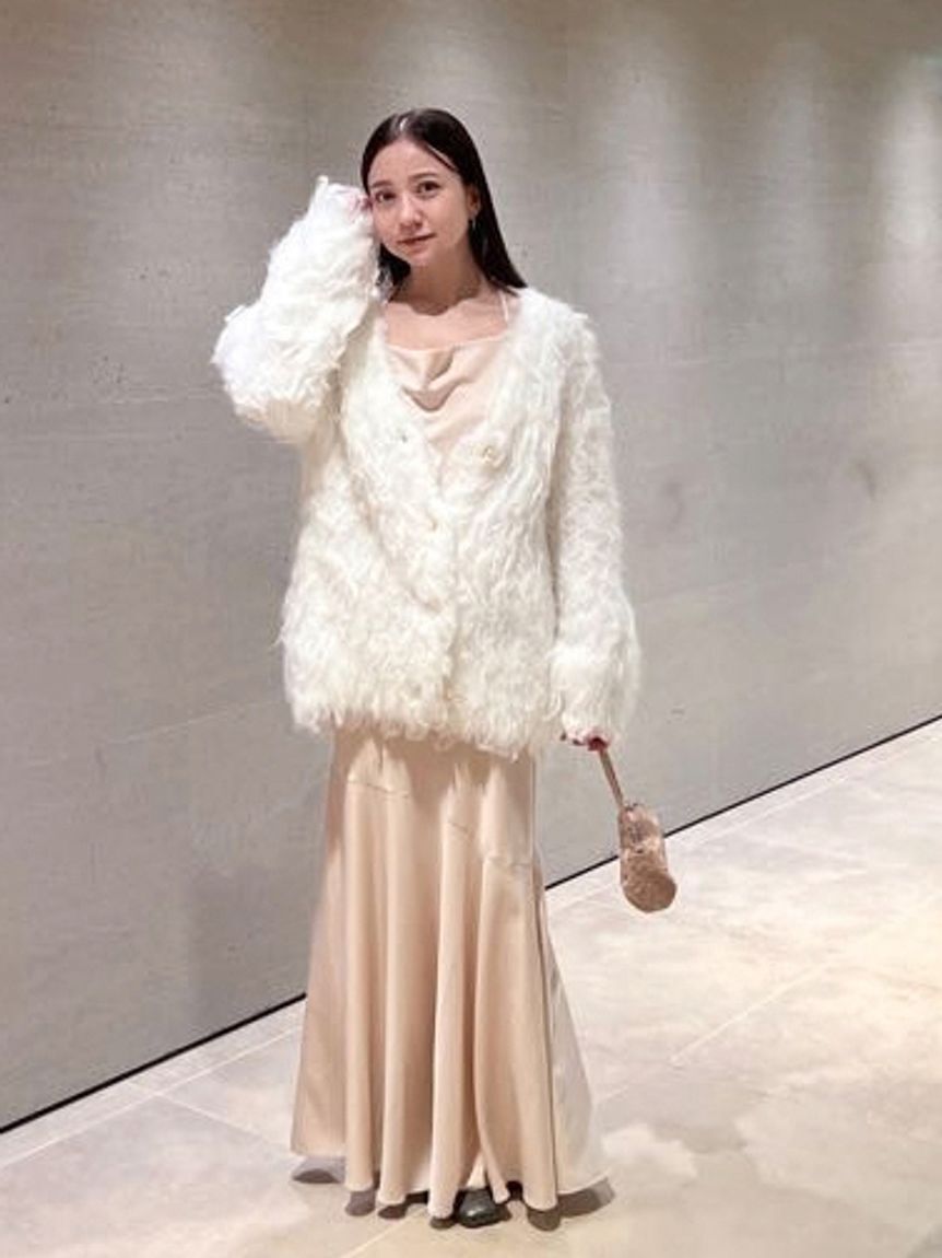 SNIDEL「シャギーカーディガン」|カーディガン|