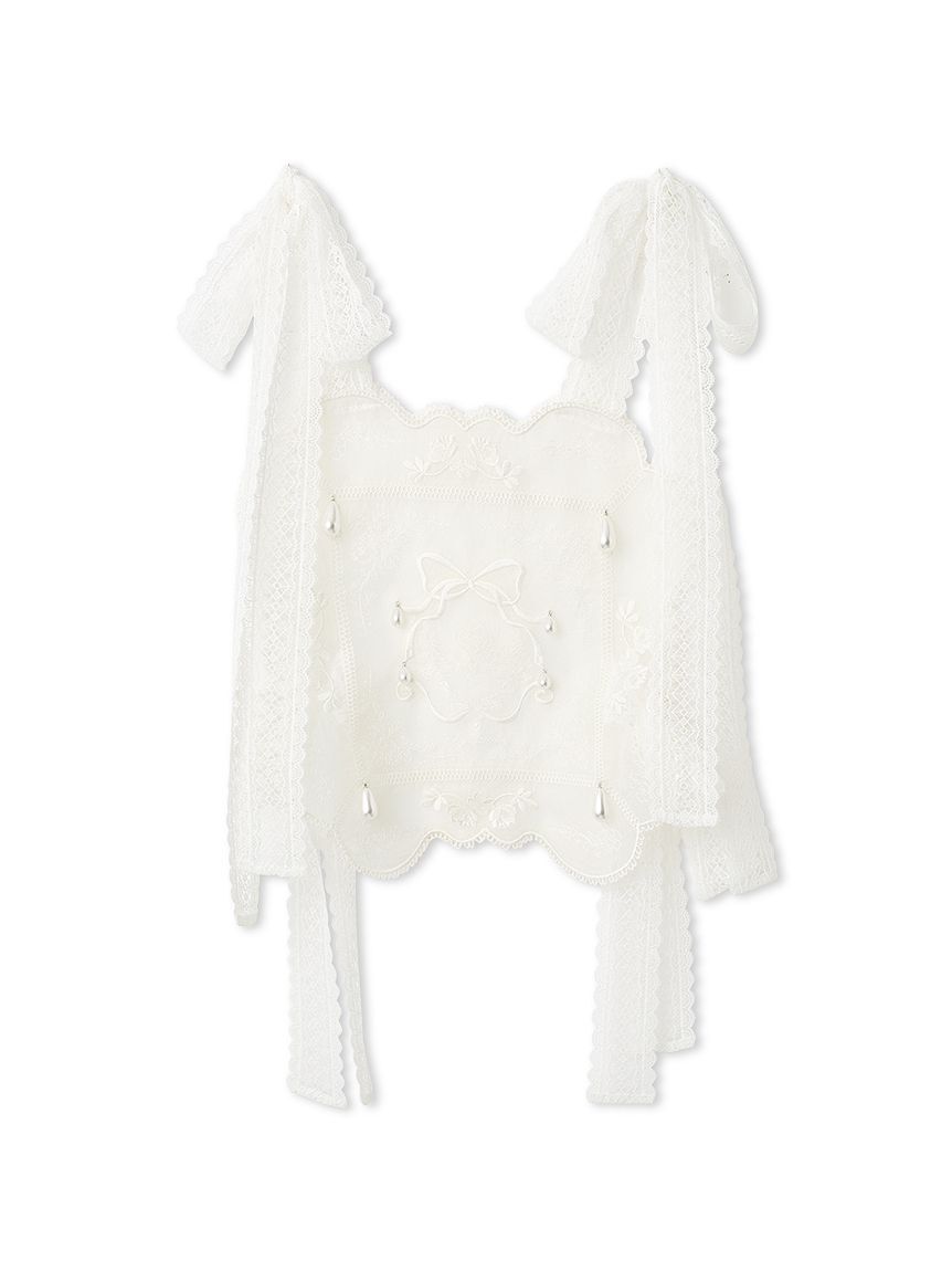 LILY BROWN「[L.B CANDY STOCK]ビジューエプロン」|ベスト・ジレ|