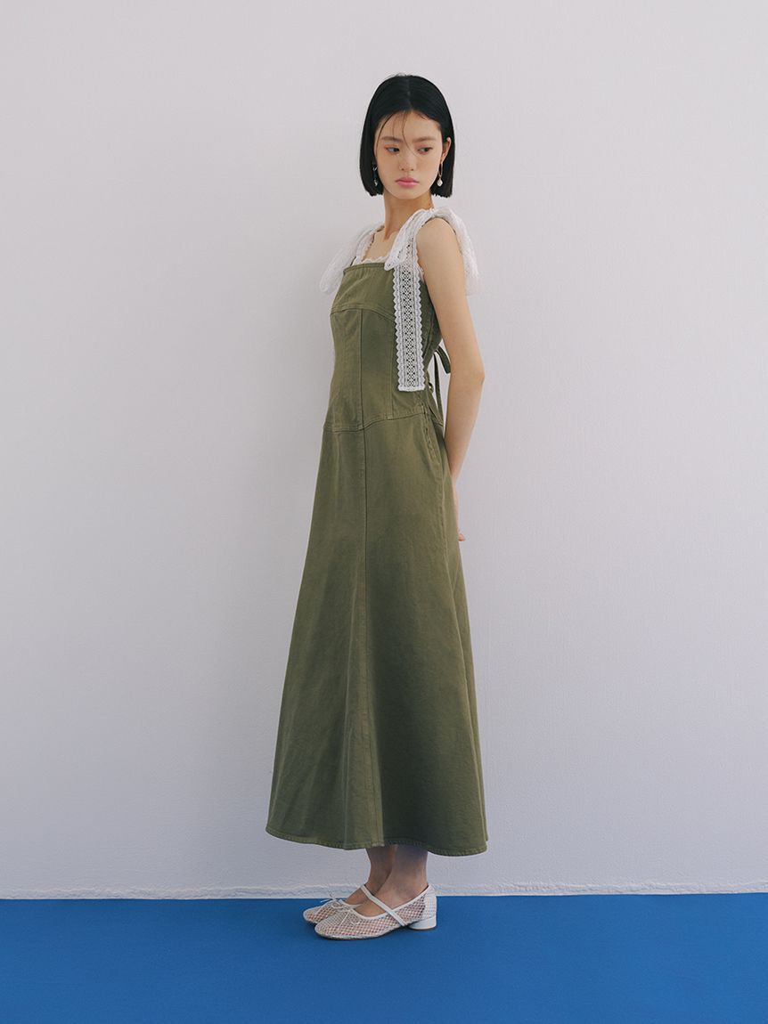 LILY BROWN「[L.B CANDY STOCK]ビジューエプロン」|ベスト・ジレ|