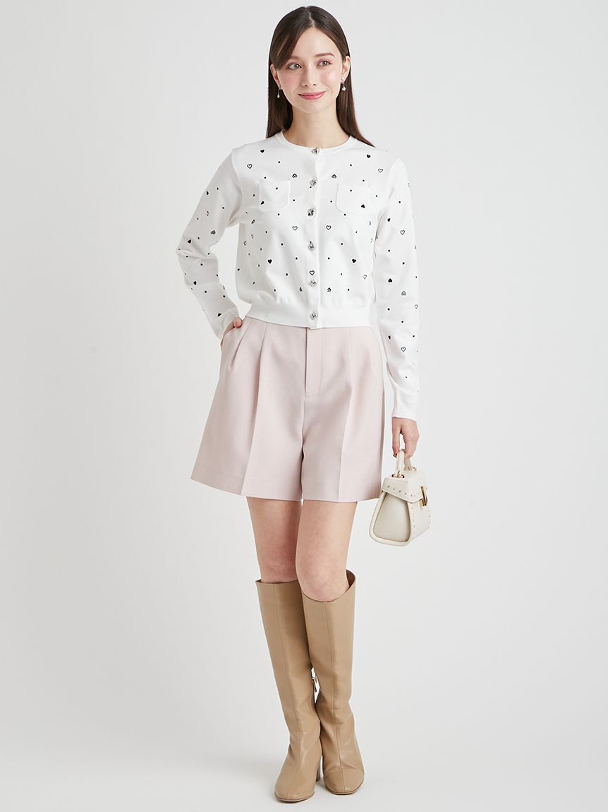 CELFORD「【UVカット】ハート刺繍ポケットカーディガン」|カーディガン|