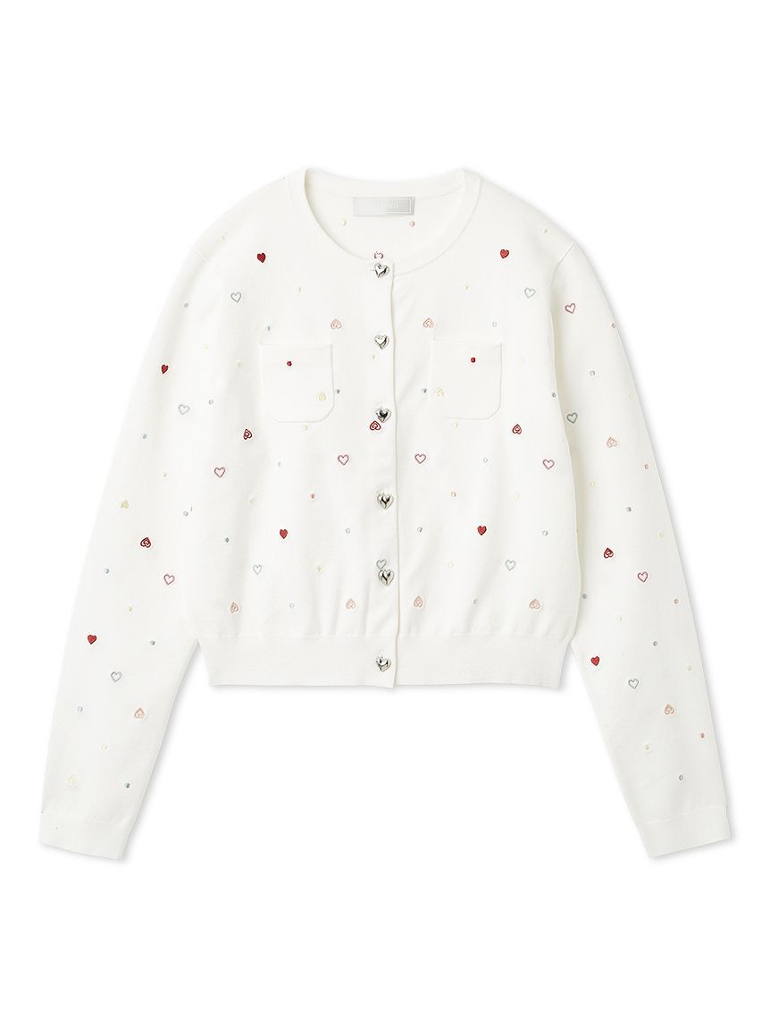 CELFORD「【UVカット】ハート刺繍ポケットカーディガン」|カーディガン|