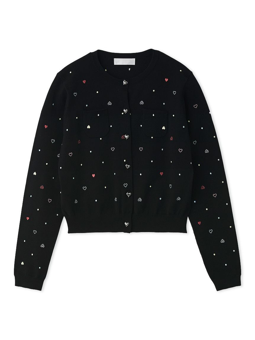 CELFORD「【UVカット】ハート刺繍ポケットカーディガン」|カーディガン|