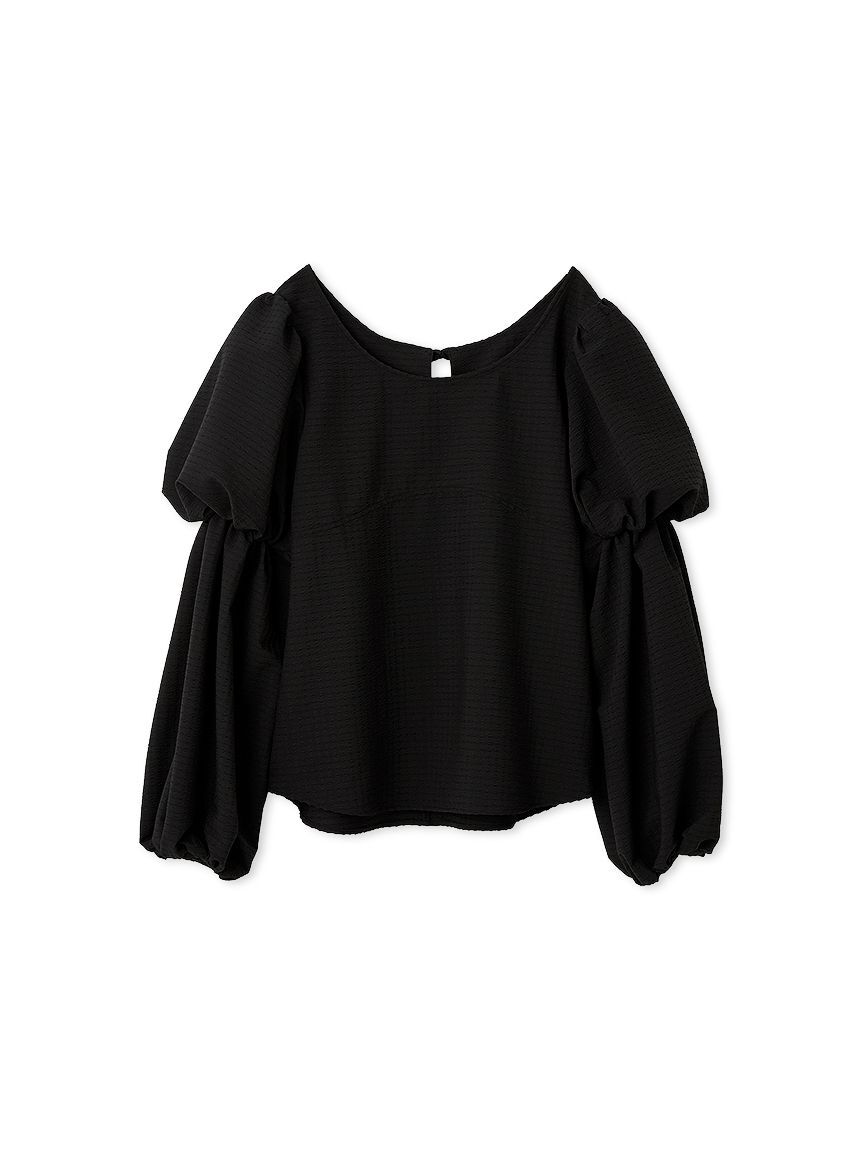 styling/「パフスリーブ2WAYブラウス」|シャツ・ブラウス|BLK