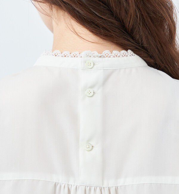 MACKINTOSH PHILOSOPHY「レーストリムブラウス」|シャツ・ブラウス|