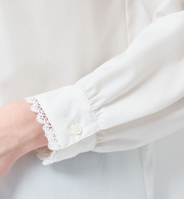 MACKINTOSH PHILOSOPHY「レーストリムブラウス」|シャツ・ブラウス|