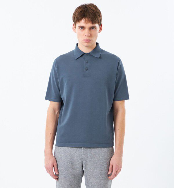 MACKINTOSH PHILOSOPHY「16Gプレーティング天竺 ニットポロ」|ニット・セーター|