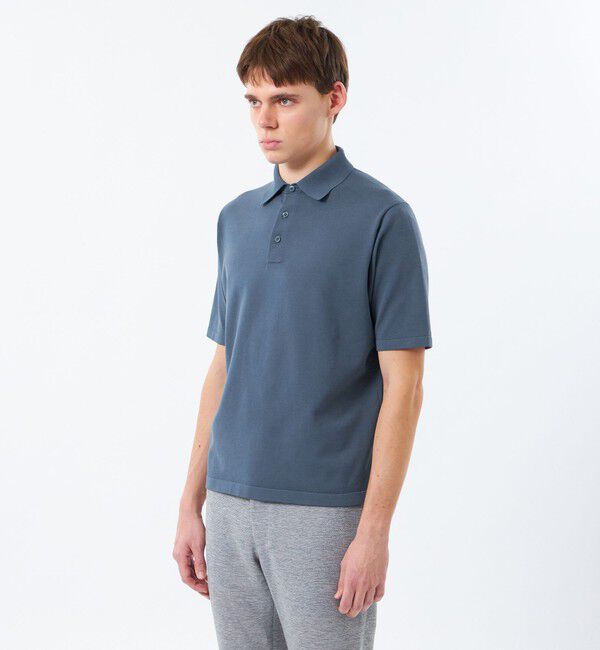 MACKINTOSH PHILOSOPHY「16Gプレーティング天竺 ニットポロ」|ニット・セーター|