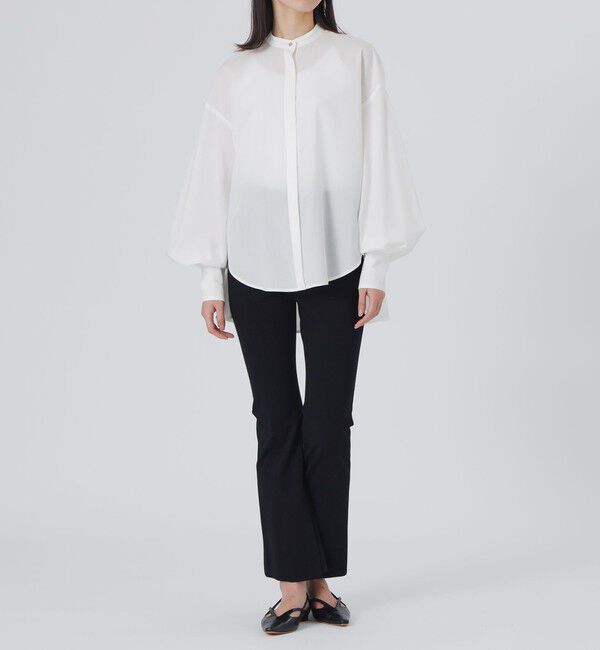  「パフコンシャススカーフシャツ」|シャツ・ブラウス|