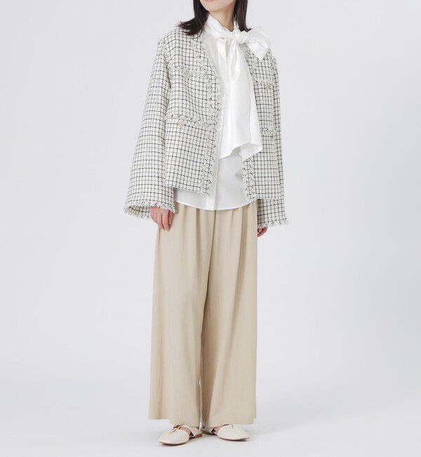  「パフコンシャススカーフシャツ」|シャツ・ブラウス|