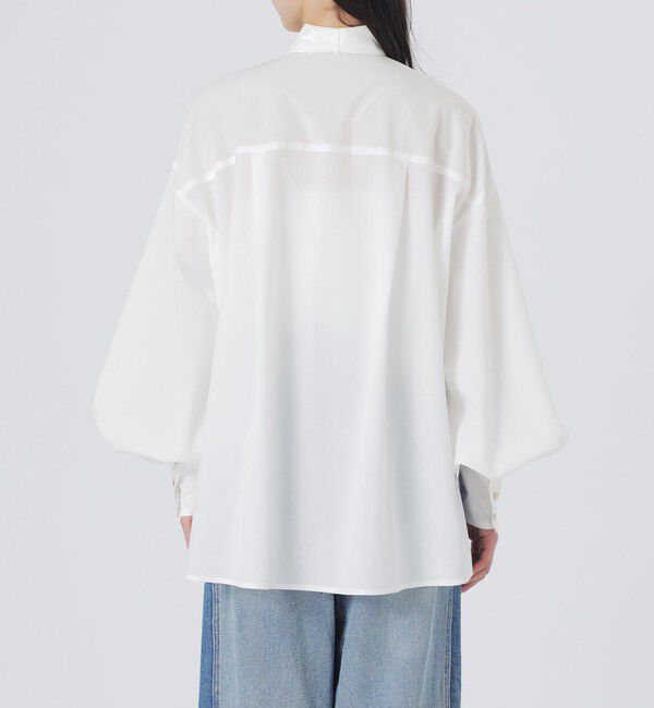  「パフコンシャススカーフシャツ」|シャツ・ブラウス|