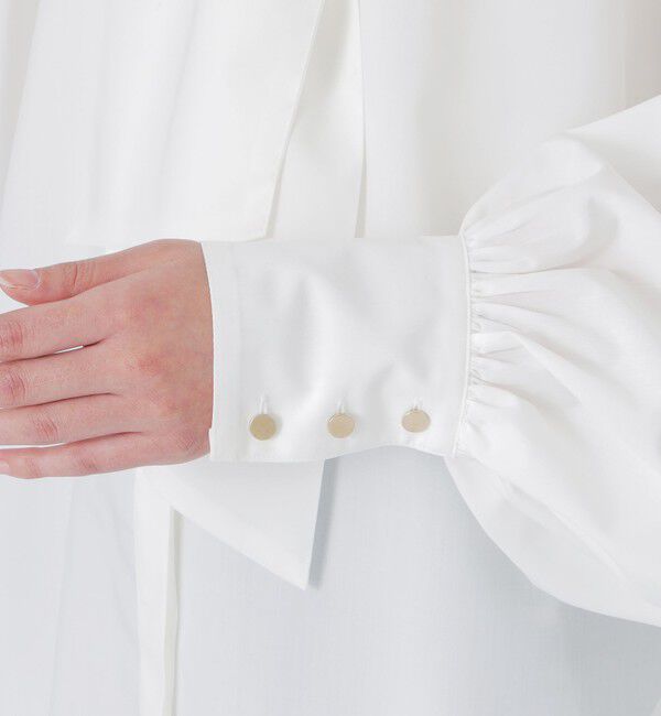  「パフコンシャススカーフシャツ」|シャツ・ブラウス|