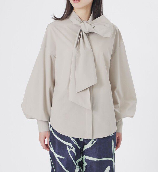  「パフコンシャススカーフシャツ」|シャツ・ブラウス|