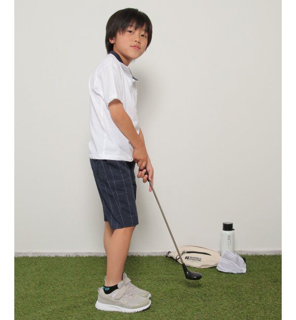 ikka kids「襟配色ハーフZIPT（120~160cm）」|Tシャツ・カットソー|