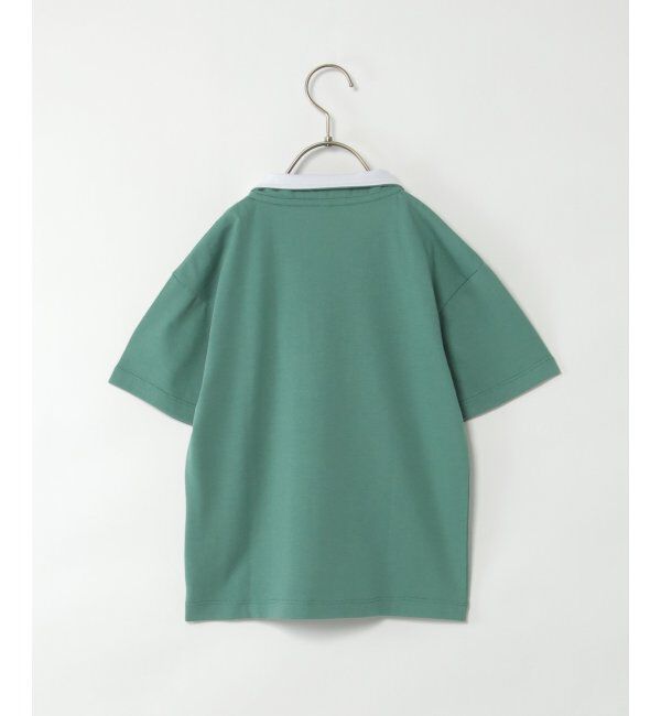 ikka kids「襟配色ハーフZIPT（120~160cm）」|Tシャツ・カットソー|