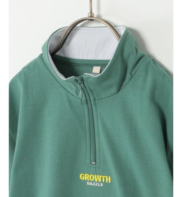 ikka kids「襟配色ハーフZIPT（120~160cm）」|Tシャツ・カットソー|