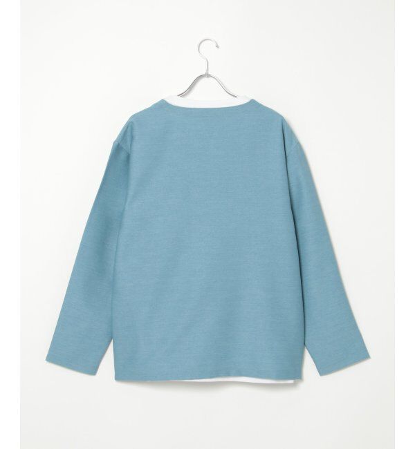 ikka「【2点セット】キーネックシャツTインナーセット」|シャツ・ブラウス|