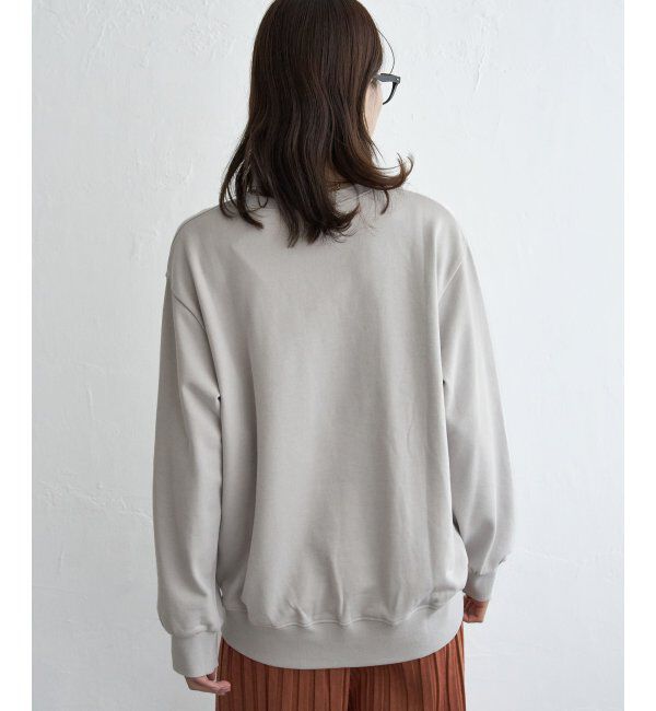 ikka「裏毛ロゴフォトスウェット」|パーカー|