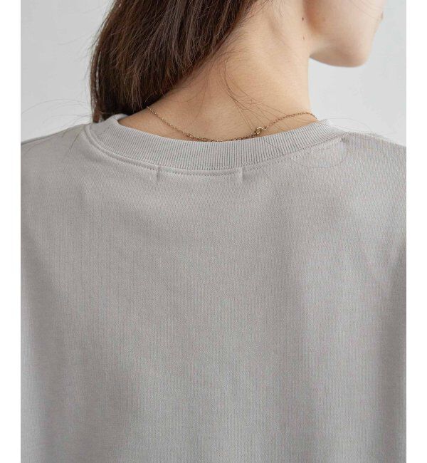 ikka「裏毛ロゴフォトスウェット」|パーカー|