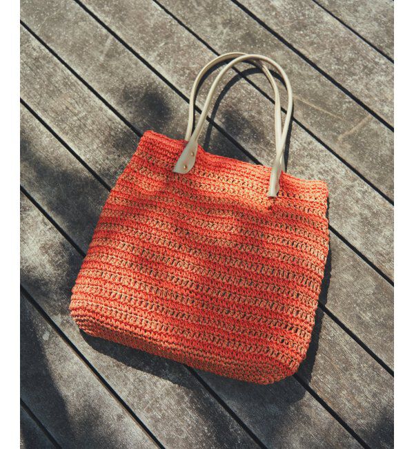 ikka「雑材縦長トートバッグ」|その他|