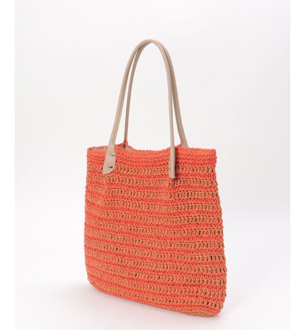 ikka「雑材縦長トートバッグ」|その他|