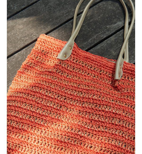 ikka「雑材縦長トートバッグ」|その他|